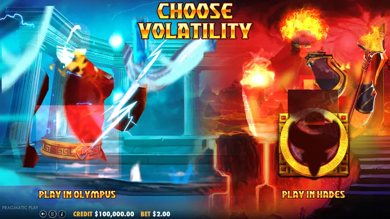 Zeus vs Hades – Gods of War slot by Pragmatic Play – game screen Zeus vs Hades – Gods of War slot by Pragmatic Play – game screen